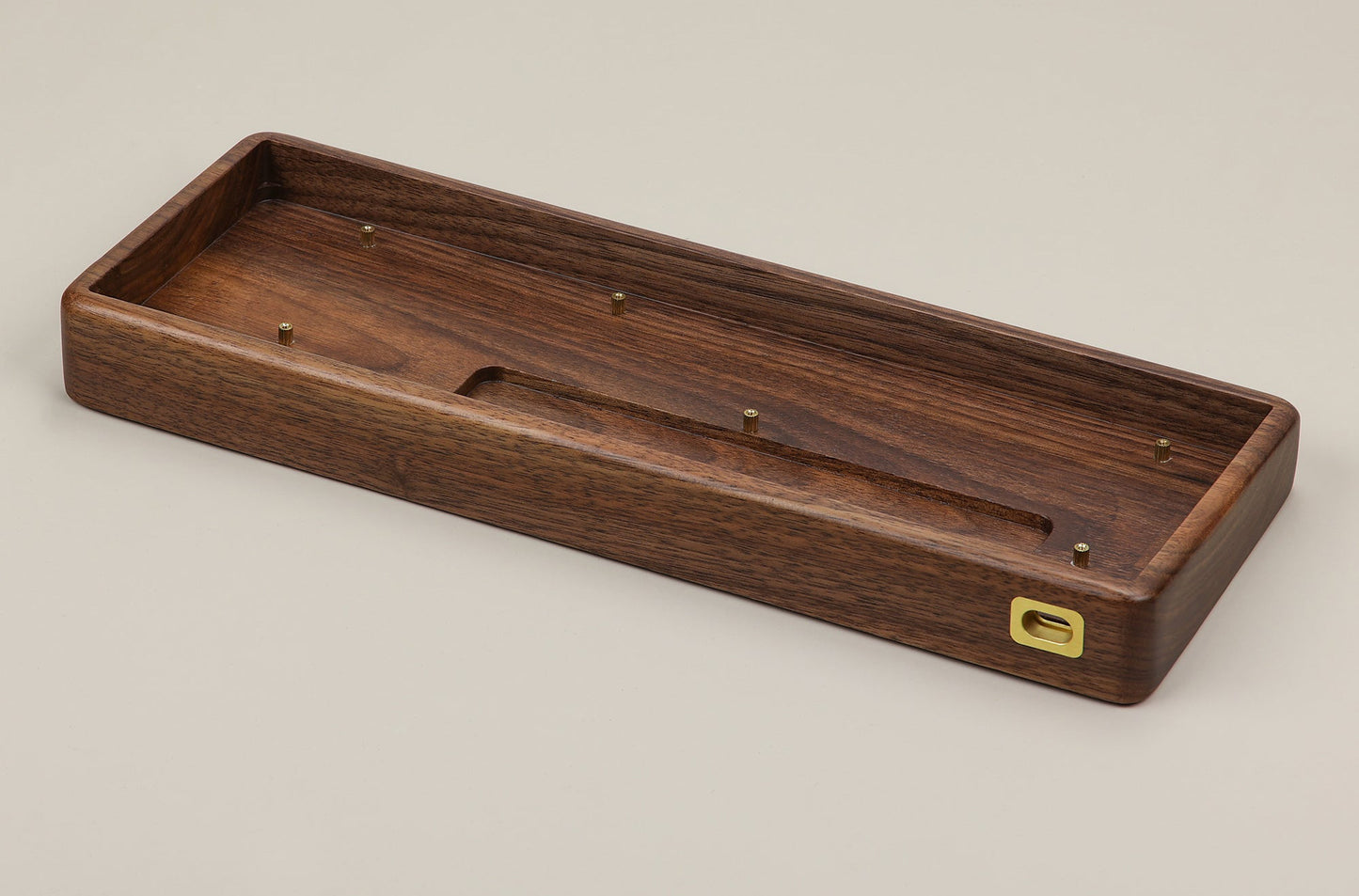 65 Percent Walnut Case with Wrist Rest