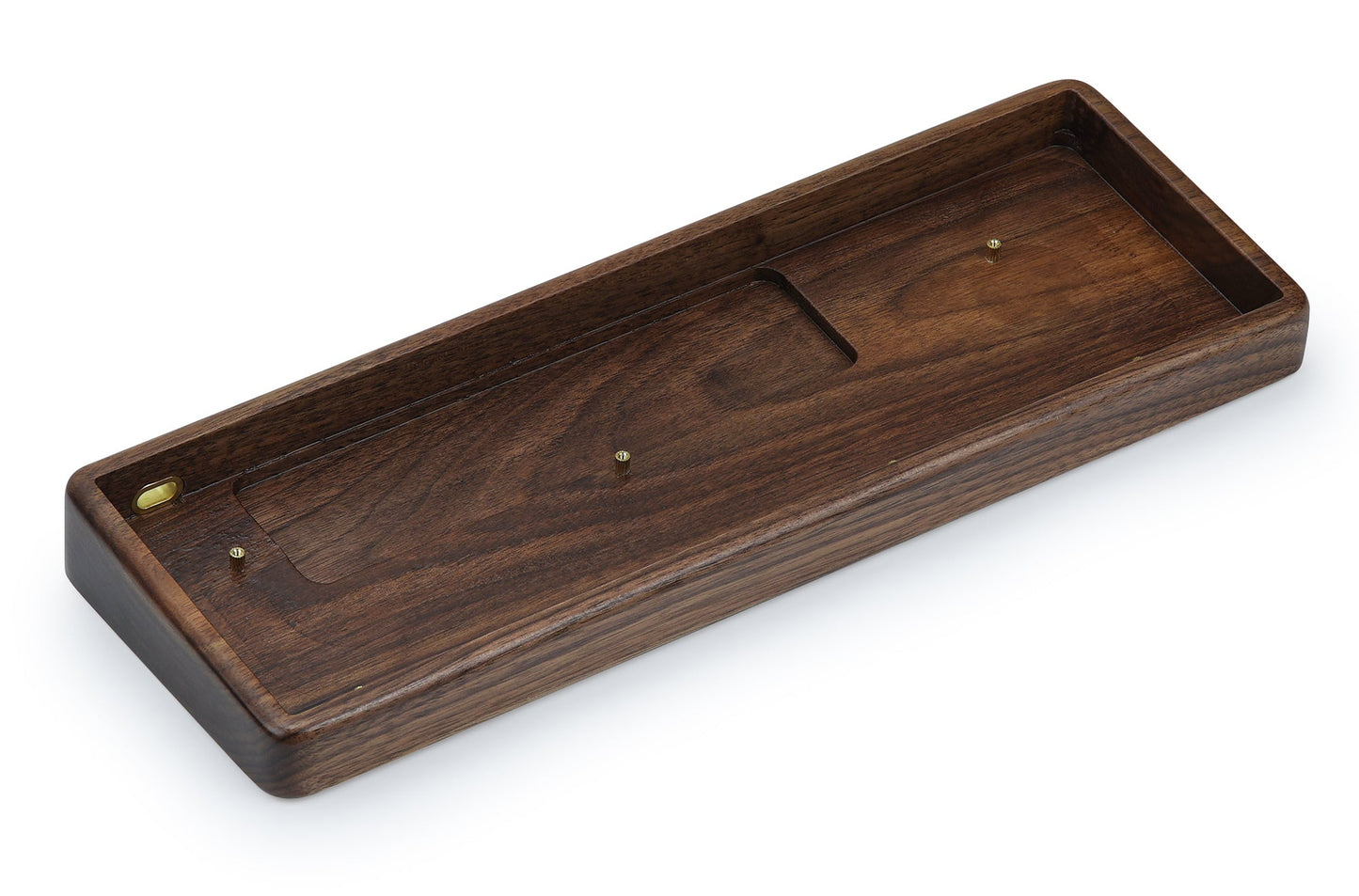 65 Percent Walnut Case with Wrist Rest