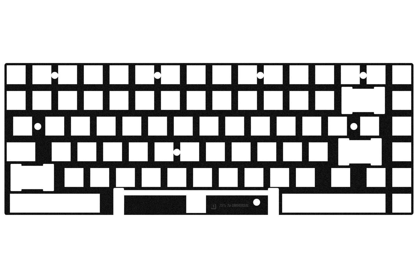 75 percent keyboard plate foam