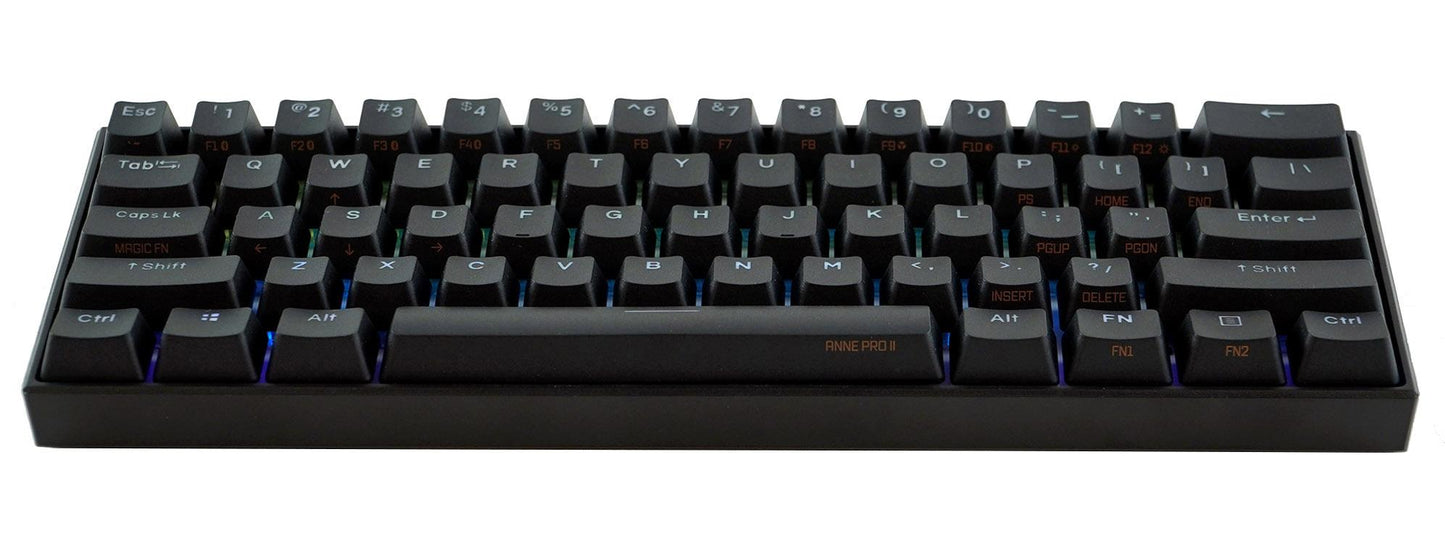 ANNE PRO 2 60% Wired-Wireless Mechanical Keyboard with Gateron Brown Switches