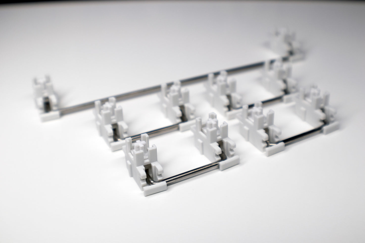 Durock White Plate Mount Stabilizers White