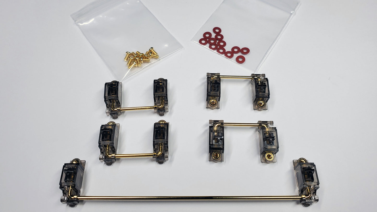 Durock V2 NEW Screw In Stabilizers Smokey Black