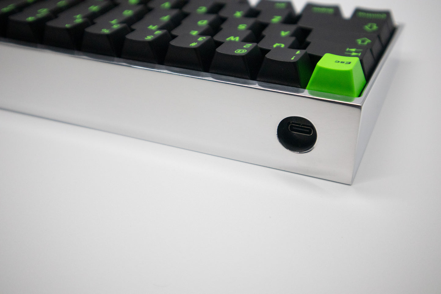 Custom Built Mirror Polished Tofu65 RGB Hotswap Mechanical Keyboard