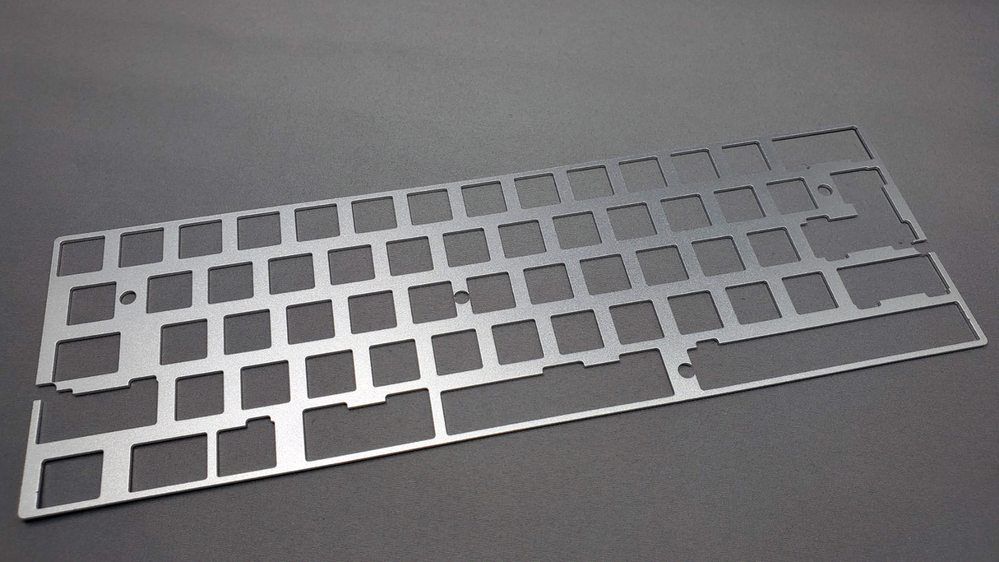 Universal 60 Percent Plate, Left shift 2U and 2.25u for DZ60 and more