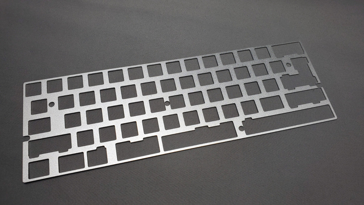 Universal 60 Percent Plate, Left shift 2U and 2.25u for DZ60 and more
