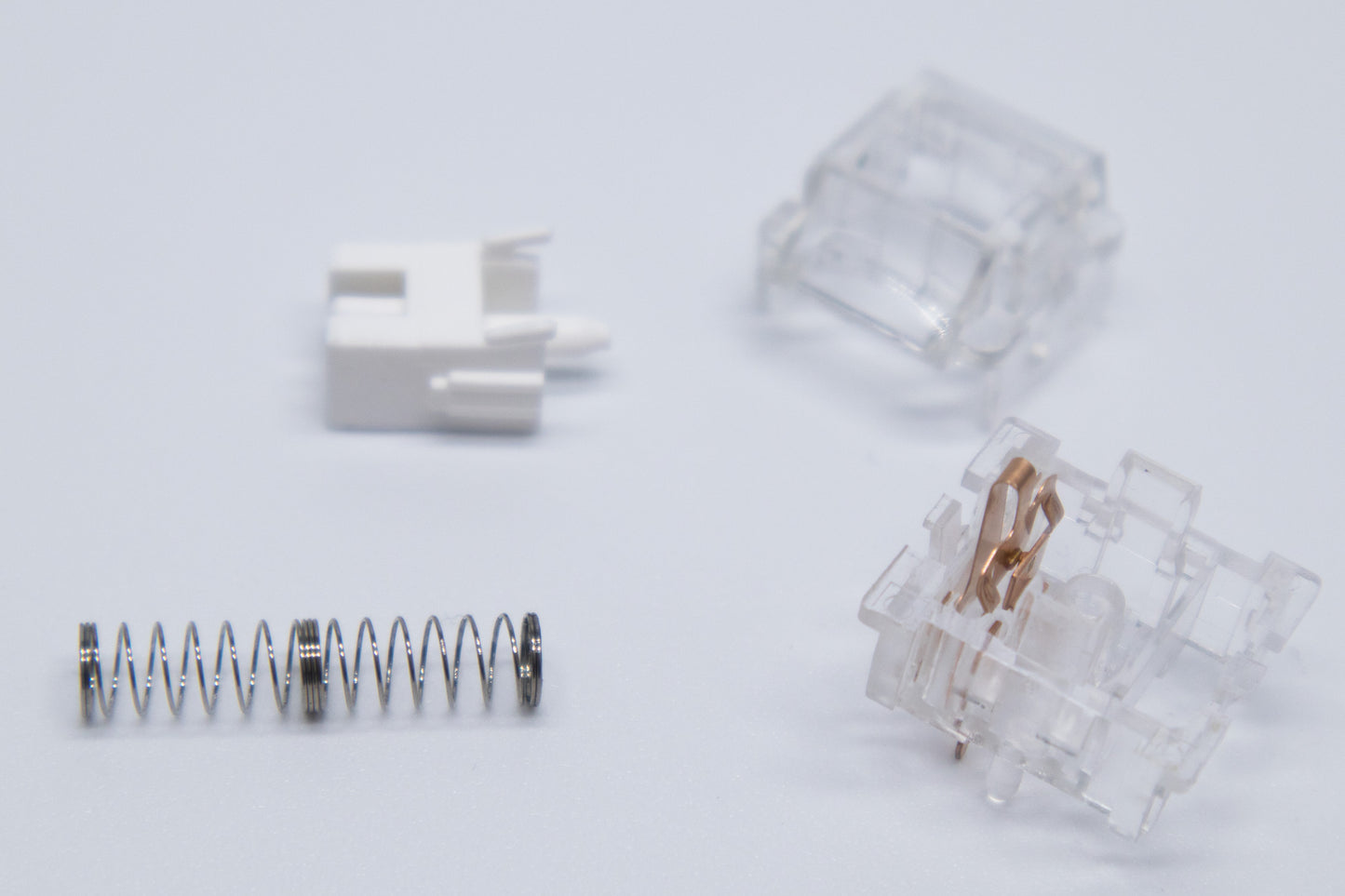 Upgrade Keyboards Crystal Iceberg Switches exploded view