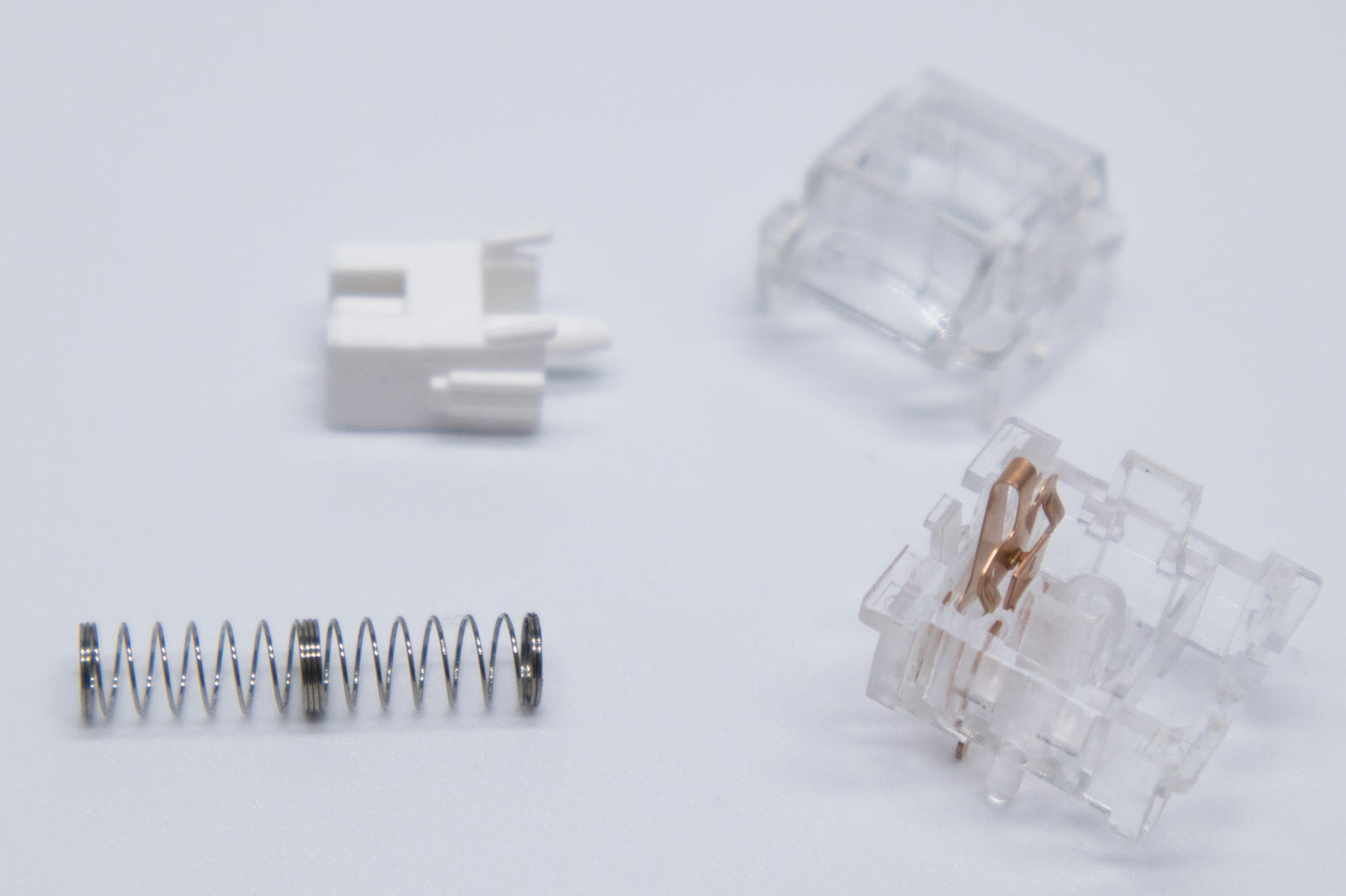 Upgrade Keyboards Crystal Iceberg Switches exploded view