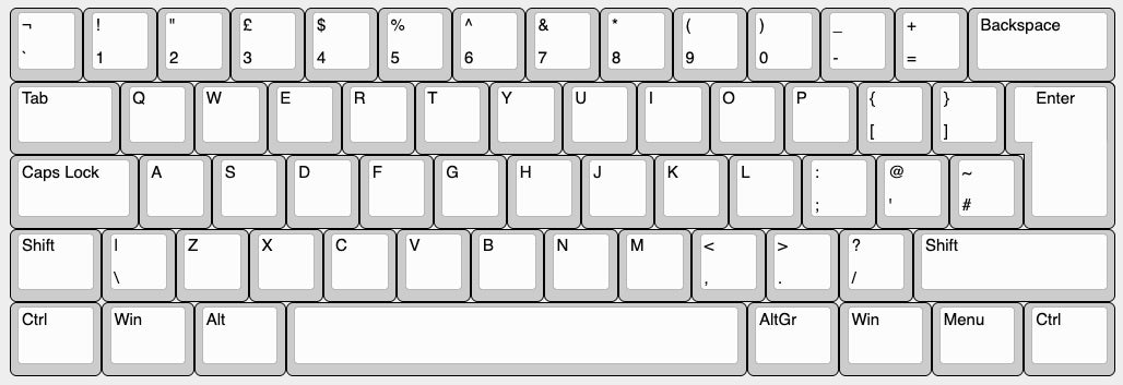 
                  
                    BT60v2 ISO Layout - 60% Wireless Hotswap Tray Mount PCB with RGB underglow and white LED
                  
                