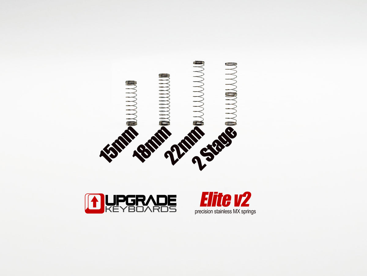 Keyboard Second Spring Upgrade Keyboards Elite v2 15mm Stainless MX Springs
