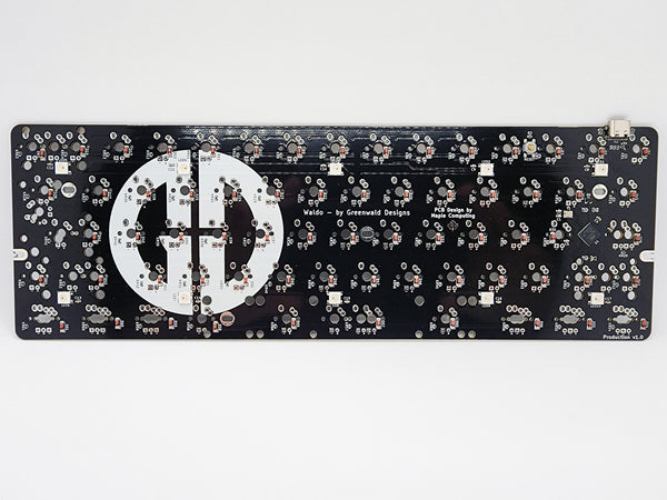 Waldo 60 - MX and Alps, 60 Percent PCB with USB-C and RGB Underglow