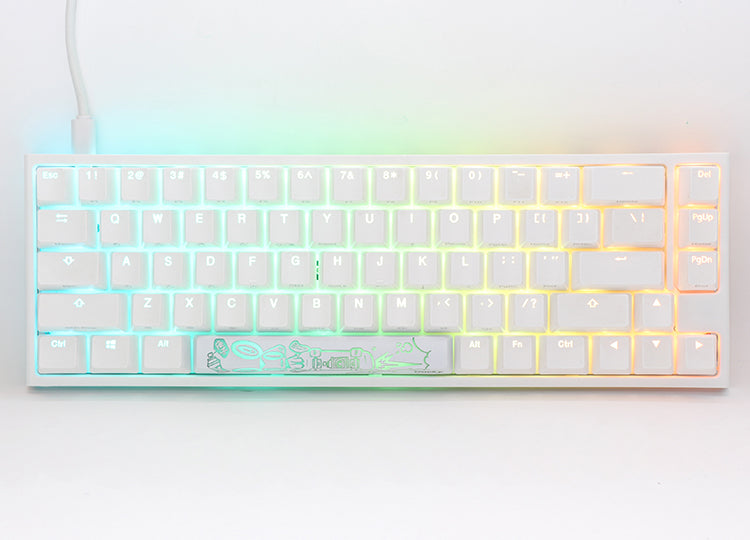 Ducky One 2 SF Pure White 65 Percent RGB Mechanical Keyboard