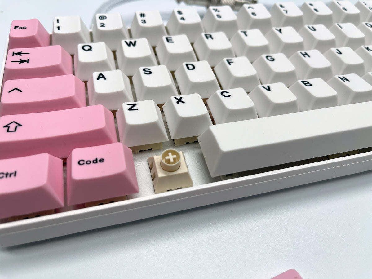 Cream Edition Custom Built Royal Kludge RK61 Hotswap RGB 60% Wireless ...