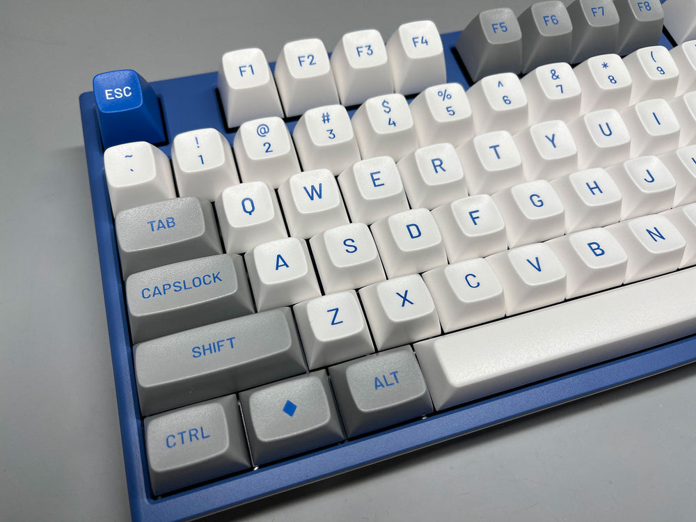 Ducky One 2 TKL 'Good in Blue' case with MT3 Camillo Keyset