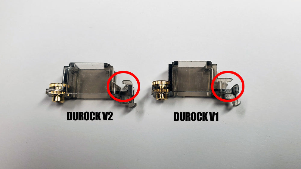 
                  
                    Durock V2 NEW Screw In Stabilizers Smokey Black
                  
                