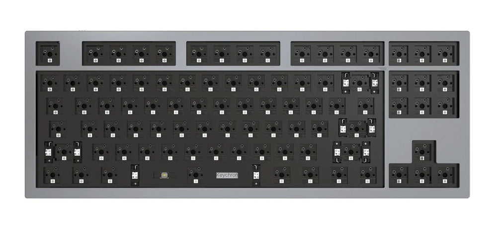 Custom Built Grey Keychron Q3 TKL Mechanical Keyboard