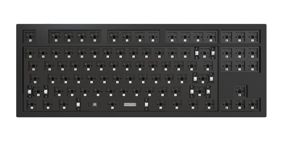 Custom Built Black Keychron Q3 TKL Mechanical Keyboard