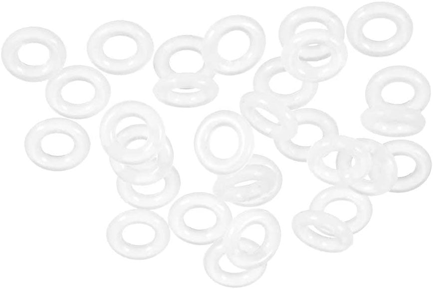 Rubber O Rings 10pcs White PTFE Flat Washer Gasket Spacer Sealing O Ring  for Pressure Gage 2mm Thick ID 6 8 10 11 12 14 15 16 18 19 20 22-100mm  Sealing Gasket (Size : 10x5x2mm): Amazon.com: Industrial & Scientific