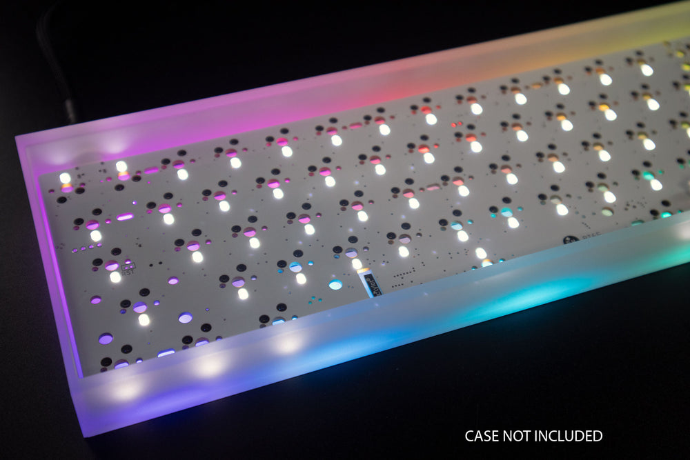 
                  
                    BT60v2 - 60% Wireless Hotswap Tray Mount PCB with RGB underglow and white LED
                  
                
