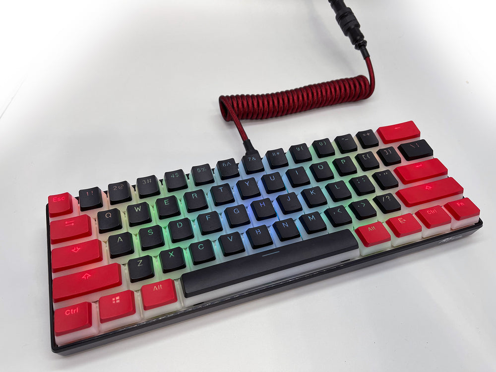 
                  
                    Cherry Edition Custom Built Royal Kludge RK61 RGB 60% Wireless-Wired Mechanical Keyboard
                  
                