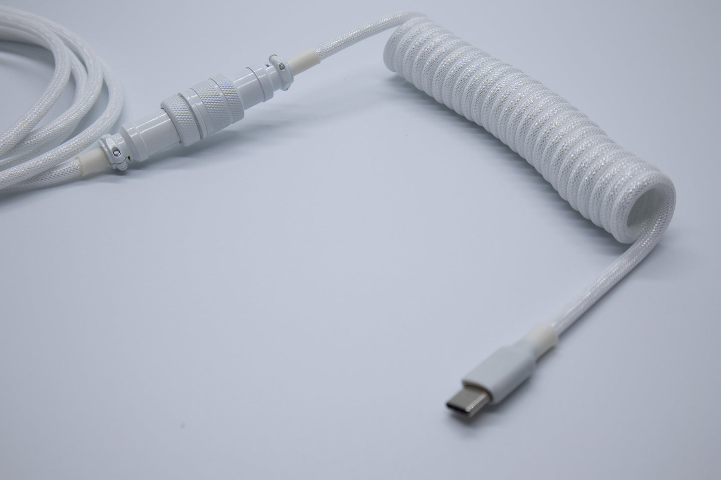 
                  
                    Whiteout Coiled Aviator Custom Double Sleeved USB Cables
                  
                